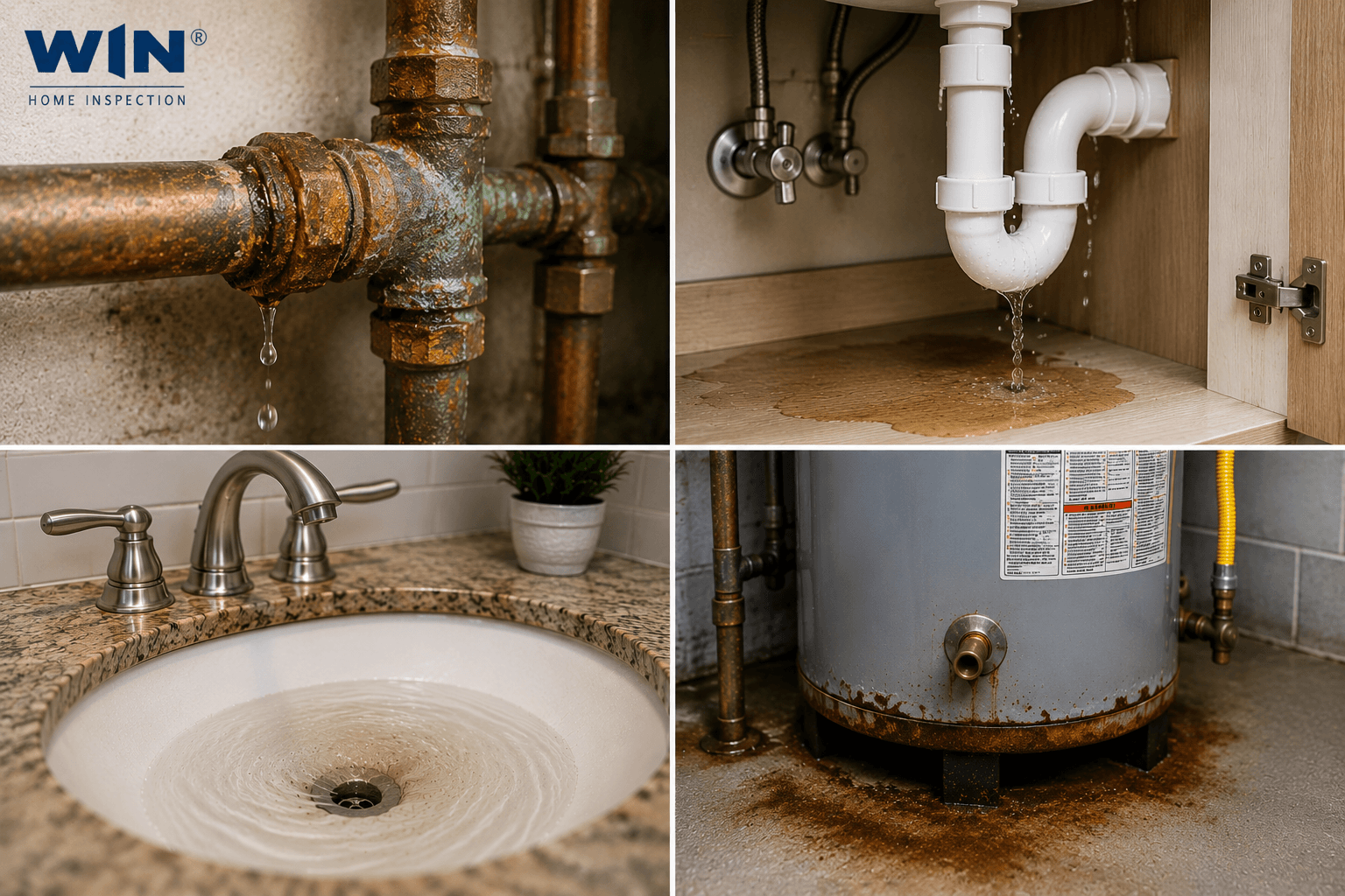 Common Plumbing Problems Found During an Inspection