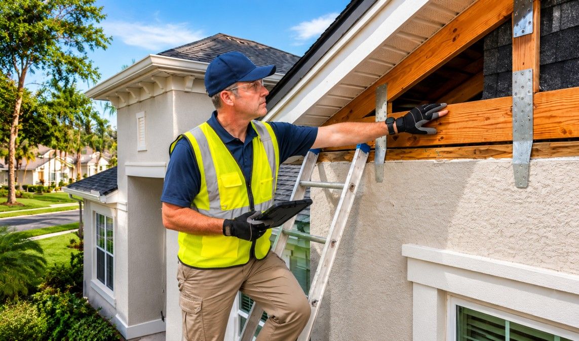 wind mitigation inspection by a certified inspector.